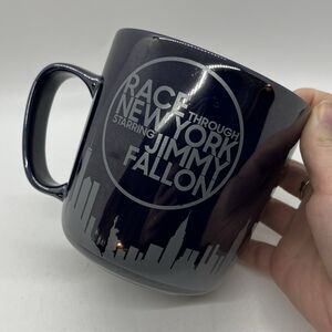 Race Through New York Jimmy Fallon Coffee Mug Cup Late Night Universal Studios